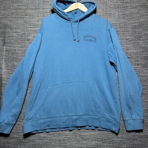 Mountain Hardwear Hoodie Men's Large Blue Pullover Hooded Drawstring